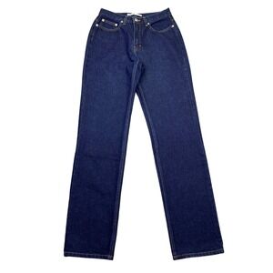 VYG Tommy Hilfiger Women's Dark Wash Straight Leg Jeans Size 8 Fits 26" Y2K 99'